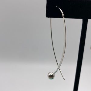 Silver Teardrop Earrings